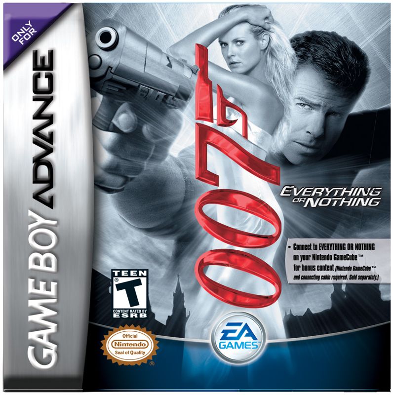 007: Everything or Nothing box art for GameBoy Advance